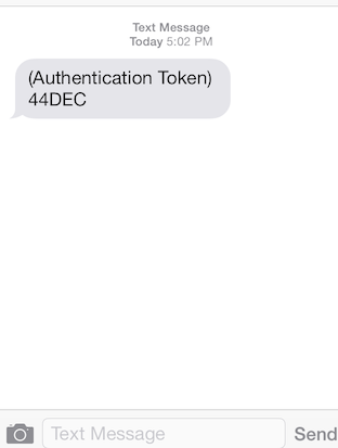 OTP token from jOTP on cell-phone